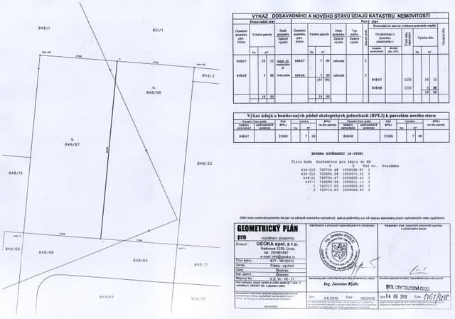 Obr. 5 – geometrické plány