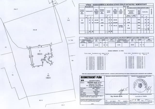 Obr. 6 – geometrické plány