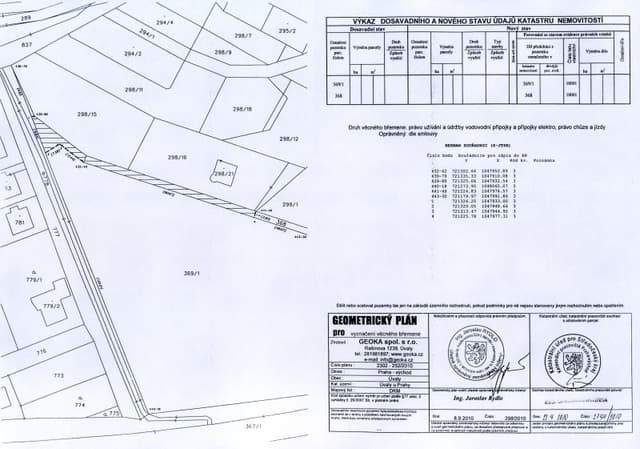 Obr. 7 – geometrické plány