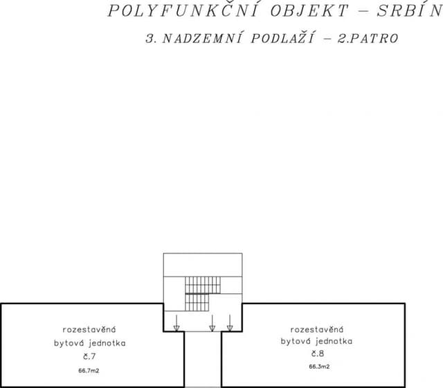 Obr. 27 – polyfunkční objekty I. + II. Srbín